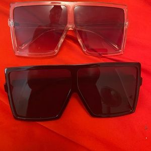 Oversized square sunglasses
